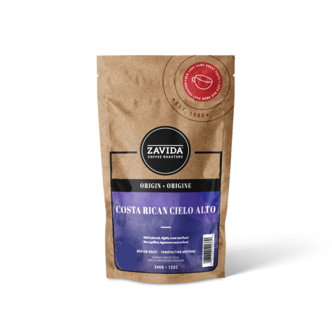 Zavida Costa Rican Cielo Alto Coffee - Whole Beans 340g