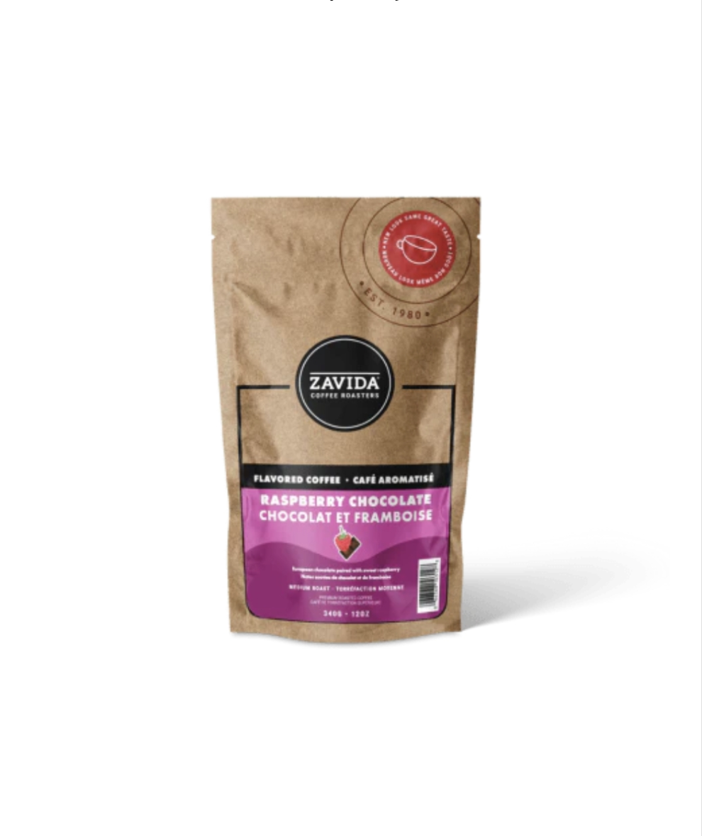 Raspberry Chocolate, Ground Coffee, 340g
