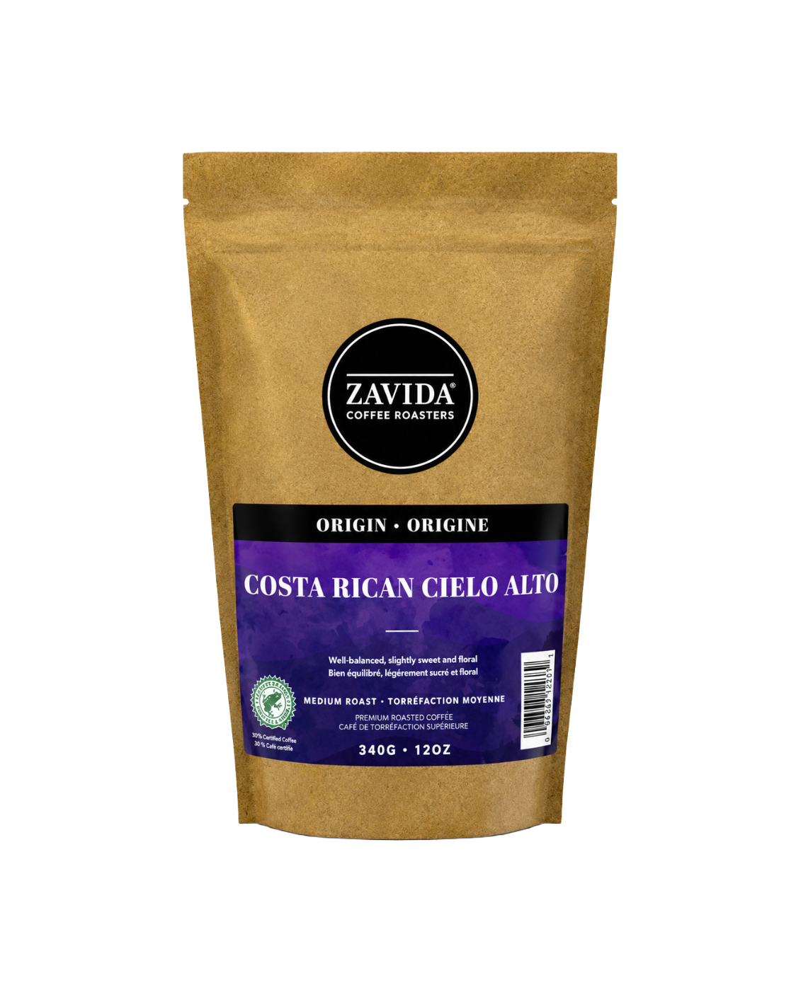 Zavida Costa Rican Cielo Alto whole bean 340g coffee in UAE Abu Dhabi Dubai Fujairah Ajman