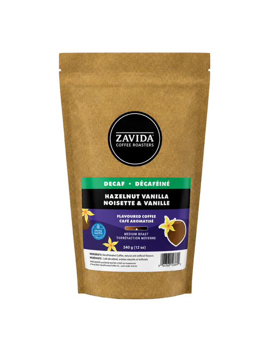 Zavida Coffee Roasters Decaf Vanilla coffee