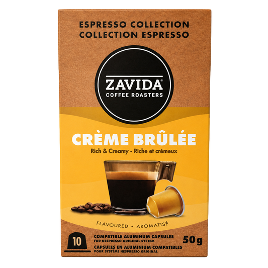 Zavida flavored nespresso coffee capsules in UAE