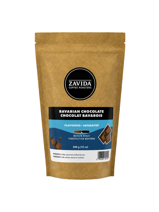 Buy Zavida Bavarian Chocolate coffee whole bean and ground in Abu Dhabi Dubai