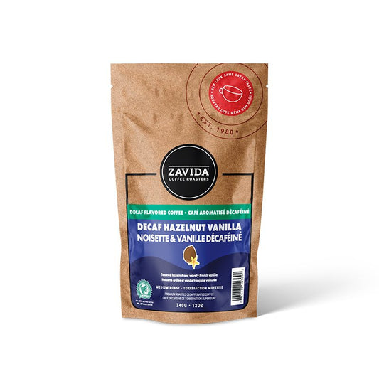 Decaf Hazelnut Vanilla Coffee - Whole beans 340g