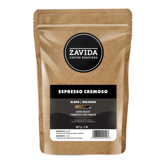 Espresso Cremoso Zavida Coffee, Whole Beans, 970g