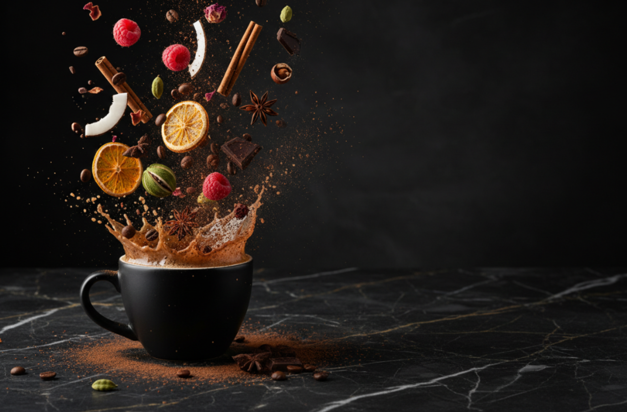 Zavida premium flavored coffee splash — rich arabica blends available in UAE
